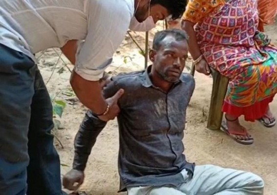 Champamura: Man was beaten up brutally for selling drugs Champamura: Man was beaten up brutally for selling drugs
